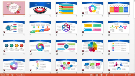 قالب پاورپوینت حرفه ای مدیریت ( 80 اسلاید و قابل ویرایش)