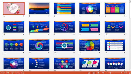 قالب پاورپوینت آماده برق( 80 اسلاید و قابل ویرایش)