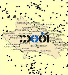 شیپ فایل ایستگاه های هواشناسی استان لرستان