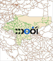 شیپ فایل راه های ارتباطی استان اصفهان