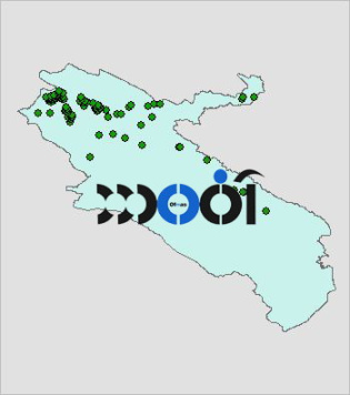 شیپ فایل زمین لغزش های استان ایلام