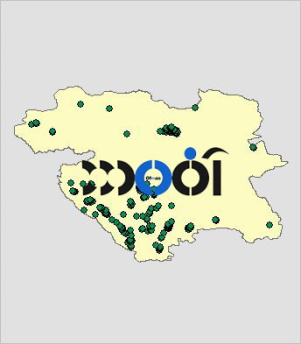 شیپ فایل زمین لغزش های استان کردستان