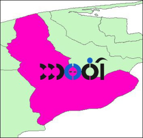 شیپ فایل محدوده سیاسی شهرستان ساری