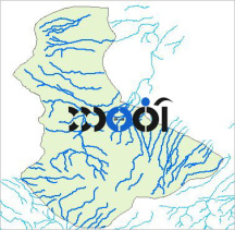 شیپ فایل آبراهه های شهرستان کاشان