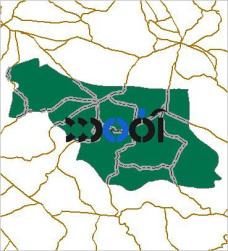 شیپ فایل راه های ارتباطی شهرستان بردسیر