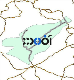 شیپ فایل راه های ارتباطی شهرستان مهدی شهر