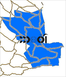 شیپ فایل راه های ارتباطی شهرستان سراوان