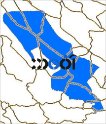 شیپ فایل راه های ارتباطی شهرستان سیب و سوران