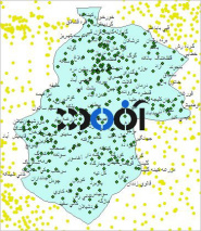 شیپ فایل روستاهای شهرستان مهاباد