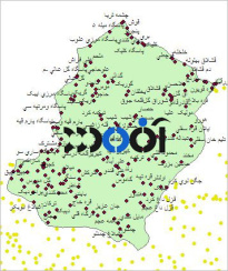 شیپ فایل روستاهای شهرستان ماکو