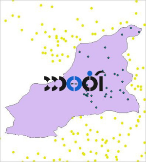 شیپ فایل روستاهای شهرستان بناب