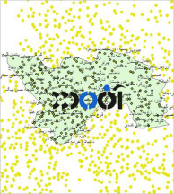 شیپ فایل روستاهای شهرستان هشترود