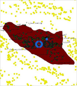 شیپ فایل روستاهای شهرستان سروستان