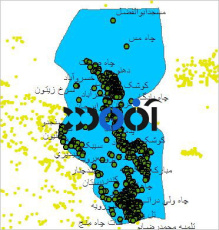 شیپ فایل روستاهای شهرستان خاتم