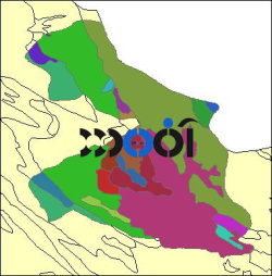 شیپ فایل زمین شناسی شهرستان روانسر