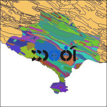 شیپ فایل زمین شناسی شهرستان پلدختر