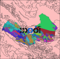 شیپ فایل زمین شناسی شهرستان بوئین زهرا