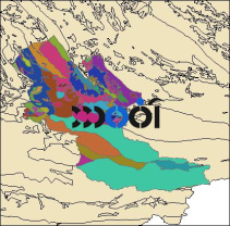 شیپ فایل زمین شناسی شهرستان مهرستان