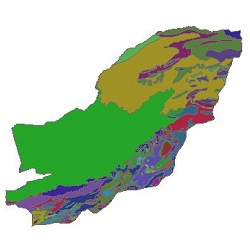 شیپ فایل زمین شناسی استان گلستان