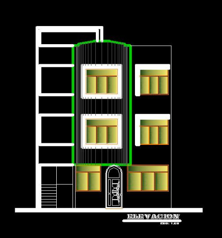 پلان معماري اتوكد طرح 53