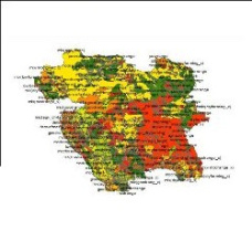 شیپ فایل کاربری اراضی استان کردستان