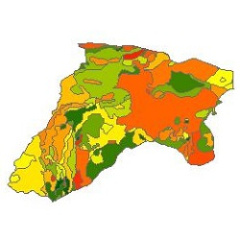 نقشه ی زمین شناسی شهرستان سلماس