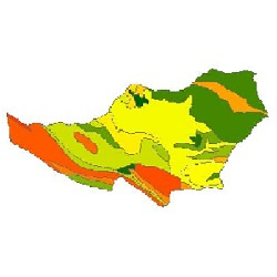 نقشه زمین شناسی شهرستان سلسله