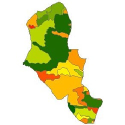 نقشه ی زمین شناسی شهرستان سیاهکل