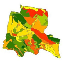 نقشه ی زمین شناسی شهرستان بستان آباد