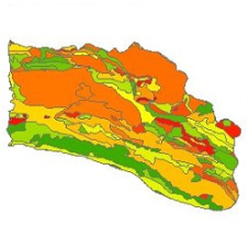 نقشه زمین شناسی شهرستان اسفراین