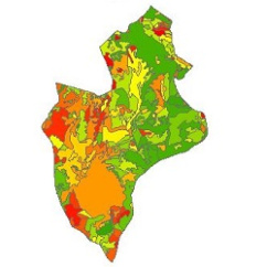 نقشه زمین شناسی شهرستان سرایان