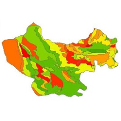 نقشه زمین شناسی شهرستان کامیاران