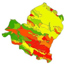 نقشه زمین شناسی شهرستان خدابنده