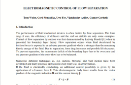 مقاله ترجمه شده کنترل الکترومغناطیس جدایش جریان
