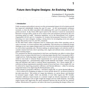 مقاله ترجمه شده طراحی موتورهای هوایی آینده: یک دید استنتاجی
