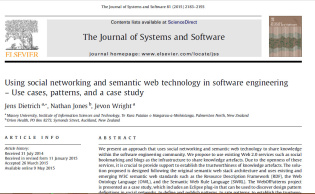 ترجمه مقاله با موضوع کاربرد شبکه های اجتماعی و تکنولوژی وب معنایی در مهندسی نرم افزار
