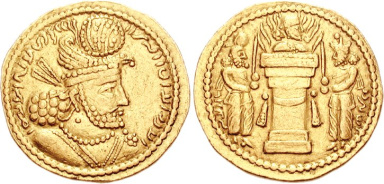 تحقیق نقوش روی سکه های دوره ساسانی