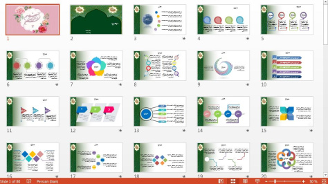 قالب پاورپوينت حرفه ای قرآن