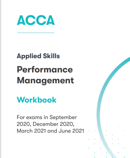 کتاب F5 ACCA PM Performance Management 2021