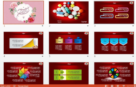قالب پاورپوينت زیبا و جذاب داروسازی