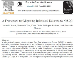 ترجمه مقاله انگلیسی با موضوع چارچوبی برای انتقال مجموعه داده های رابطه ای به NoSQL