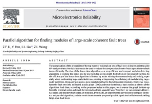 ترجمه مقاله انگلیسی با عنوان قابلیت اطمینان میکروالکترونیکی- الگوریتم های موازی برای پیدا کردن نمونه