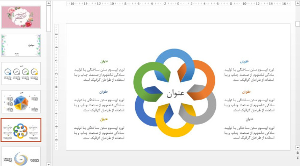 قالب پاورپوینت زیبا برای ارائه
