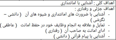 طرح درس هدیه های آسمانی موضوع اسب طلایی پایه چهارم