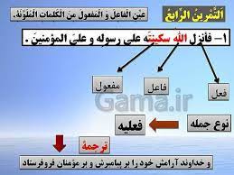 پاورپوینت قواعد درس پنجم عربی دهم انسانی