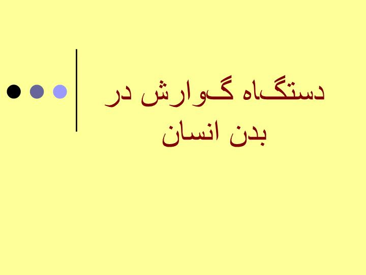 دانلود پاورپوینت دستگاه گوارش در بدن انسان