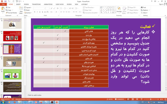 پاورپوینت درس 9 علوم تجربی پایه سوم دبستان (ابتدایی): نیرو همه جا (1)