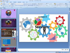 پاورپوینت درس چهارم زبان انگلیسی پایه نهم Services
