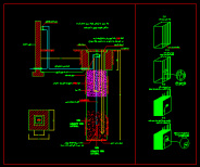دانلود نقشه اتوکد چاه ارت برق و اتصال به هم بندی ساختمان