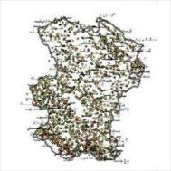 شیپ فایل روستاهای استان همدان